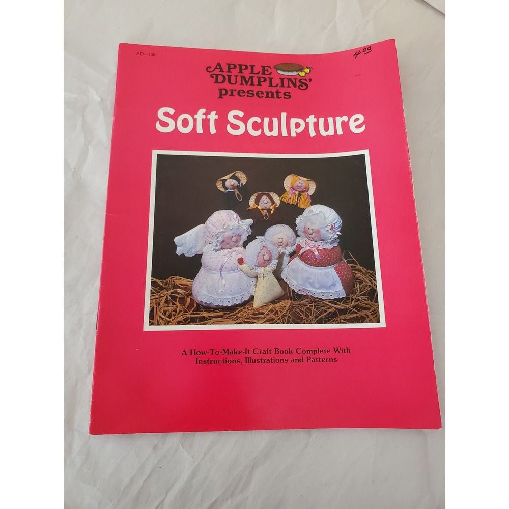 Vintage 1981 Apple Dumplins Soft Sculpture Craft Pattern Book Barbara Graham